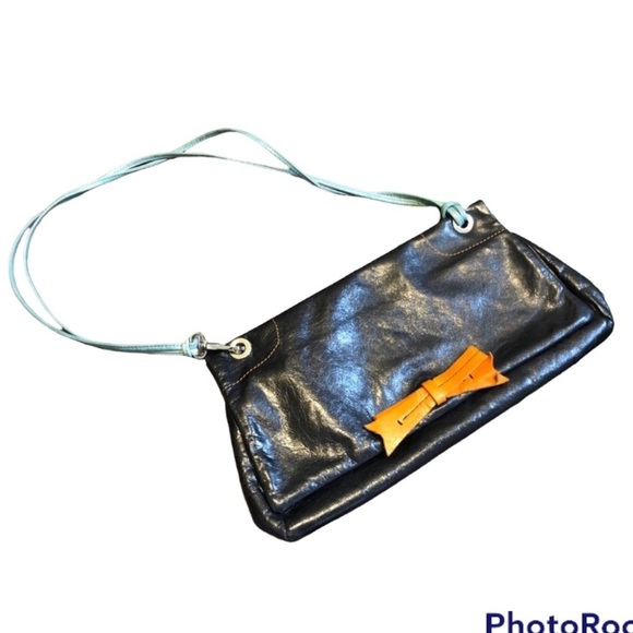 SABINA New York Leather Envelope Clutch Bag - Picture 1 of 9